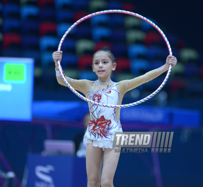 Bədii gimnastika üzrə 22-ci Azərbaycan Birinciliyi və Bölgələrarası Kubok yarışları. Bakı, Azərbaycan, 17 dekabr 2015